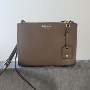 Kate Spade Eva Metallic Brown Crossbody Bag